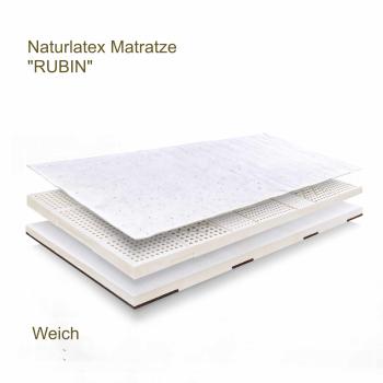 All In One - Naturlatex Matratze "RUBIN" - 15 cm | bis 90 kg